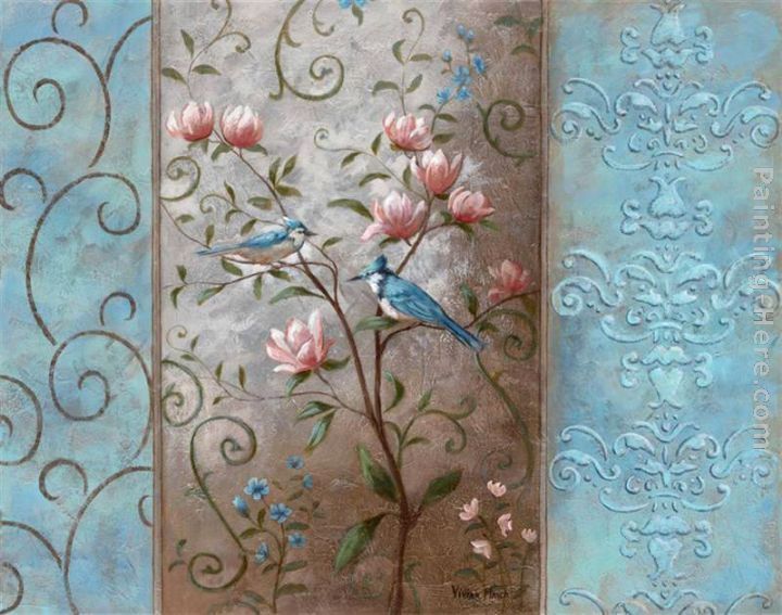 Vivian Flasch Elegance en Soie Bleue II